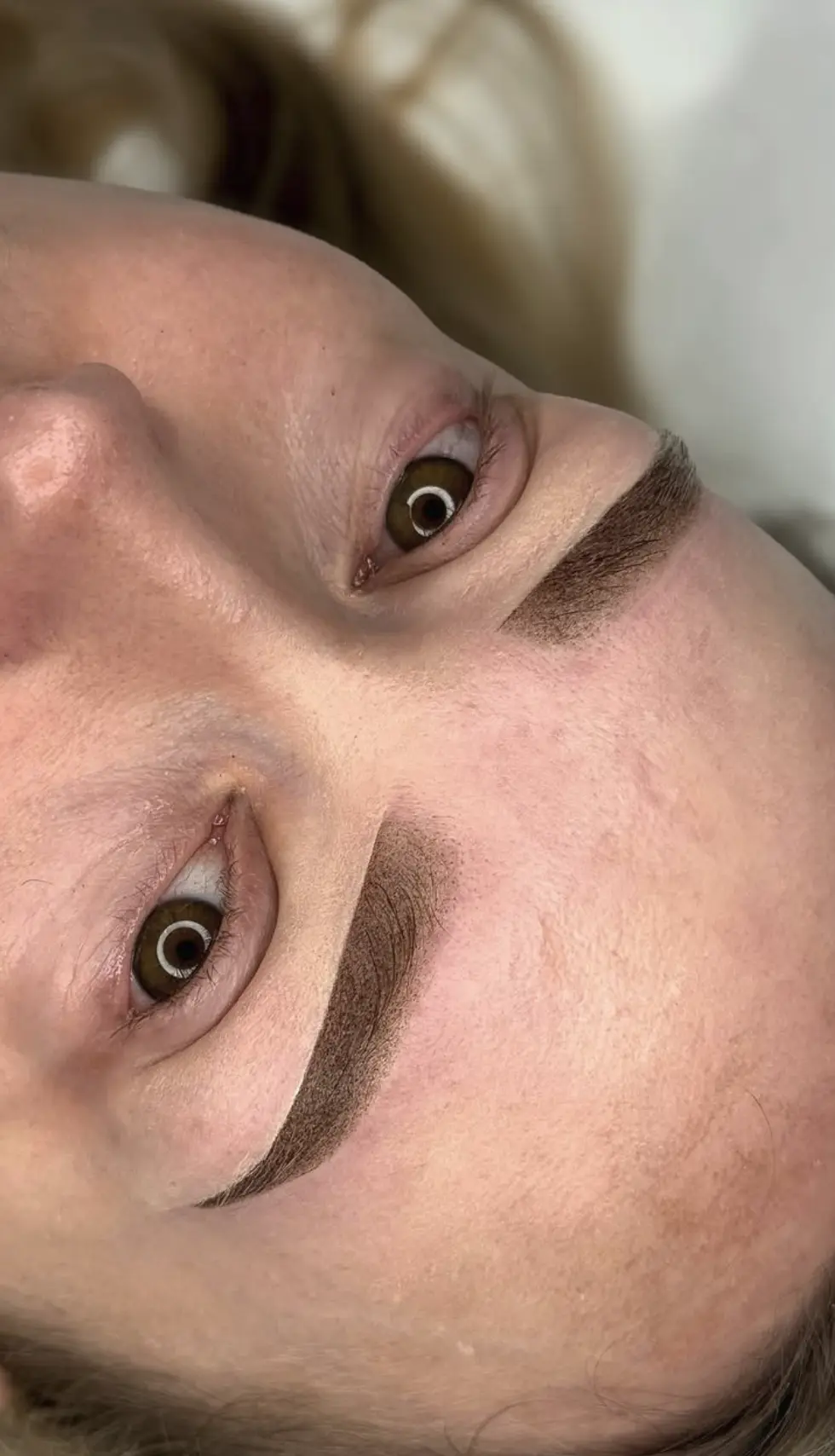 ombre brows powder effect brisbane